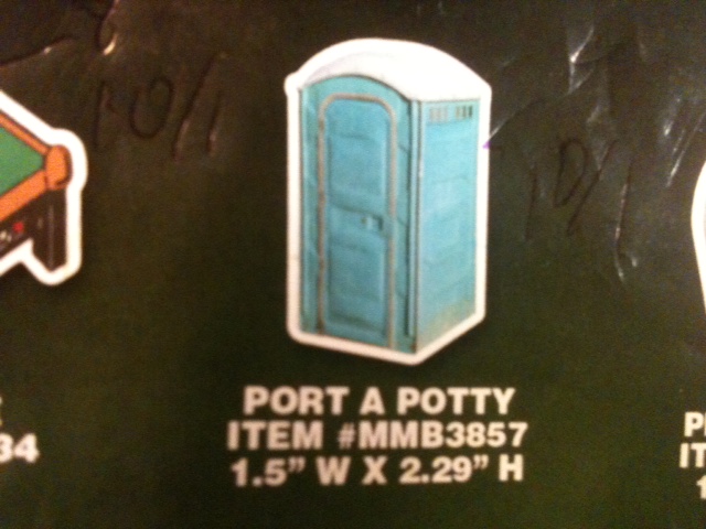 Port A Potty Thin Stock
Magnet
GM-MMB3857